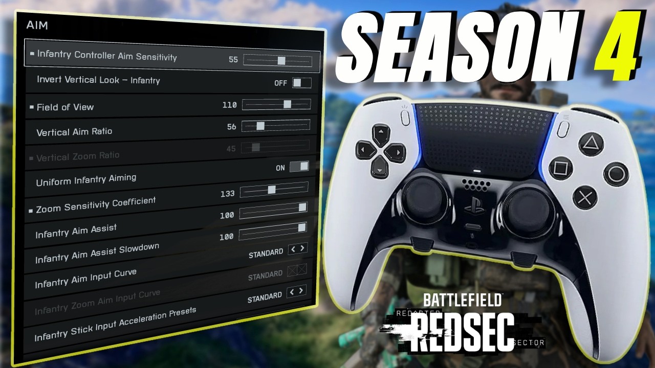 After 900 Hours, I Found the BEST Controller Settings (BF6 season 4)