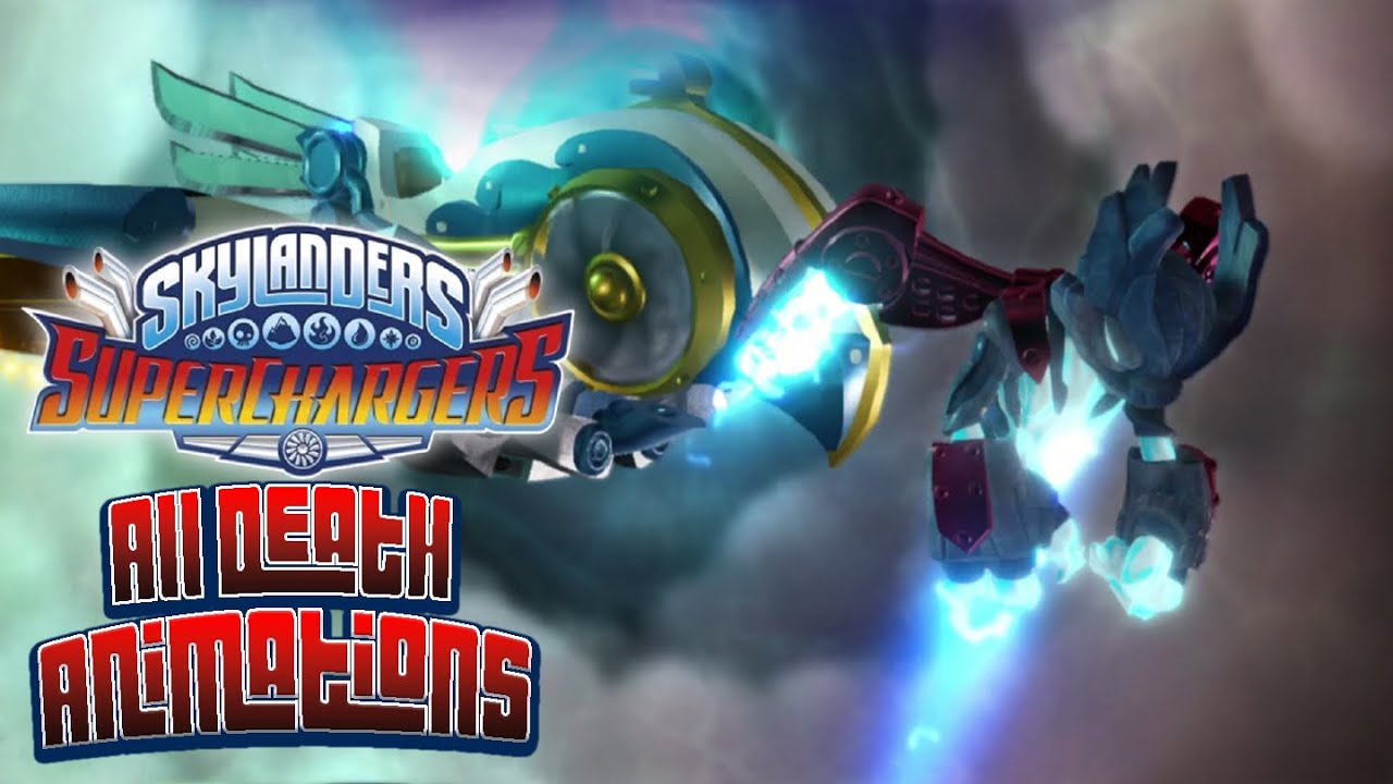ALL DEATH ANIMATIONS - Skylanders Superchargers