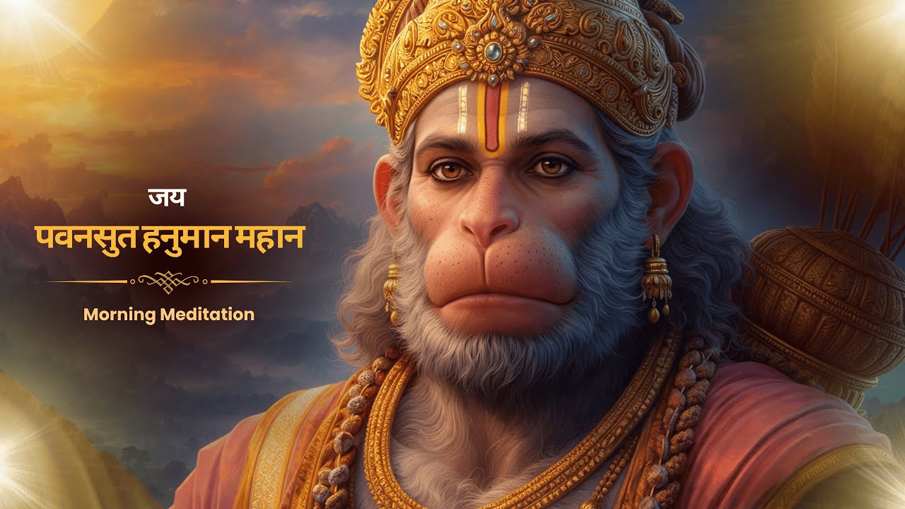 जय पवनसुत हनुमान महान | ॐ नमो भगवते हनुमते नमः | Morning Meditation Bhajan