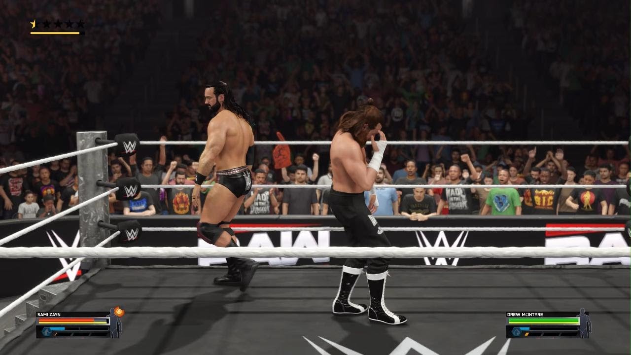 WWE 2K25  the last dance part 1 Sami zayn vs drew MacIntyre 5 star banger