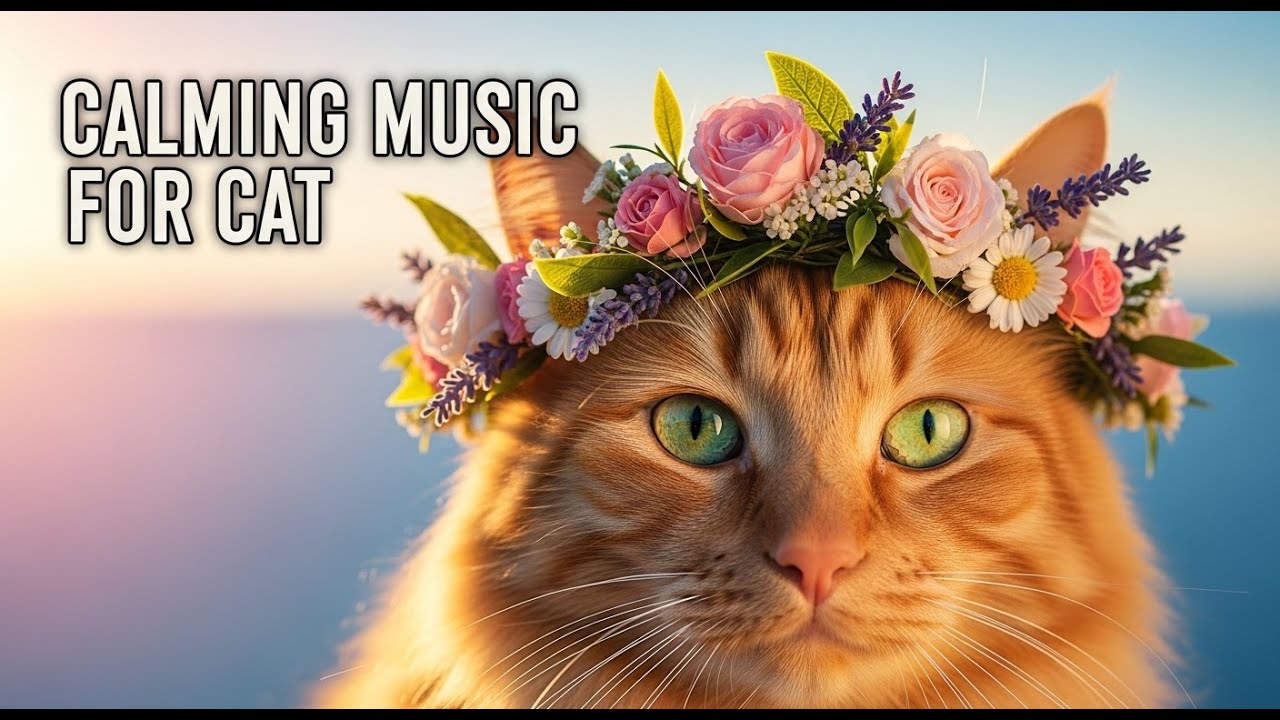 12 Hours : Relaxing Music for Anxious Cats 😴 Healing Insomnia & Providing Deep Sleep Support 💖