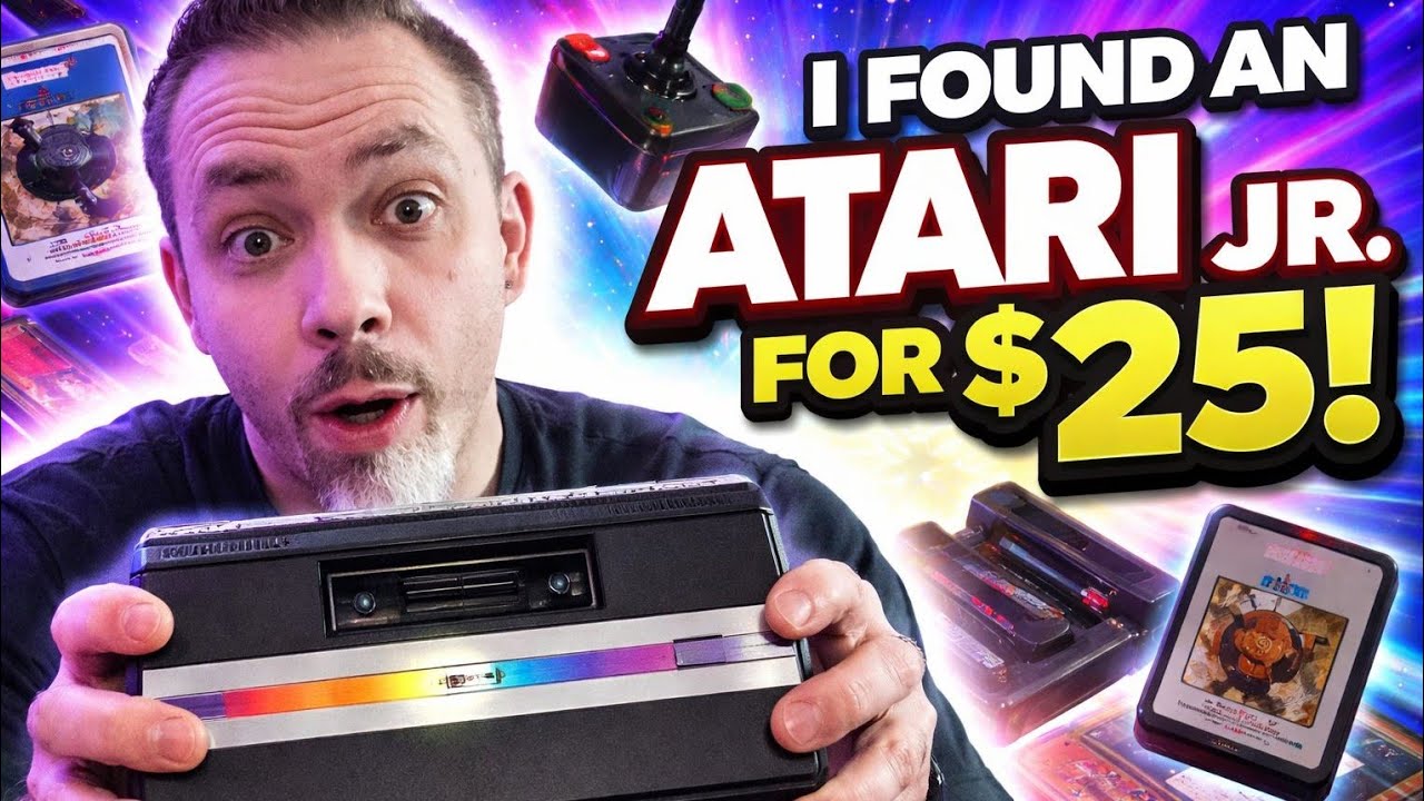 Atari 2600 Jr. FOUND for $25 at Mission Thrift Unboxing Now!