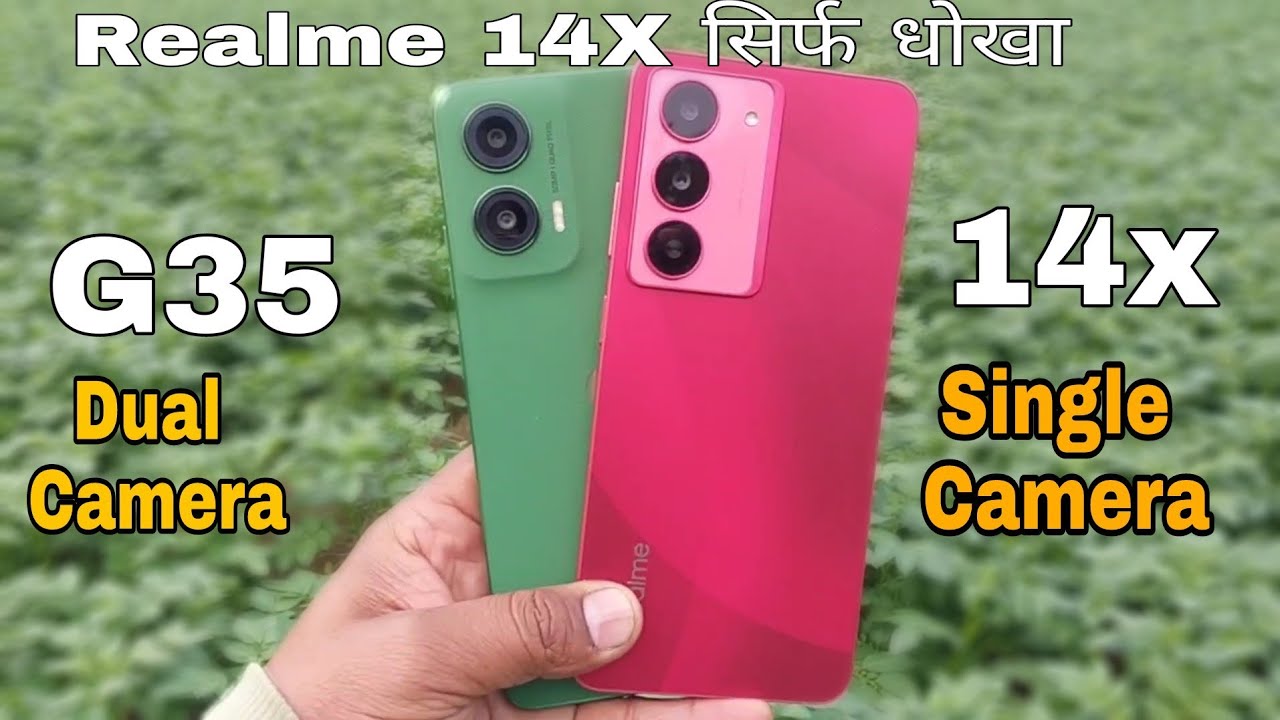 Realme 14x vs Moto G35 Camera Comparison?