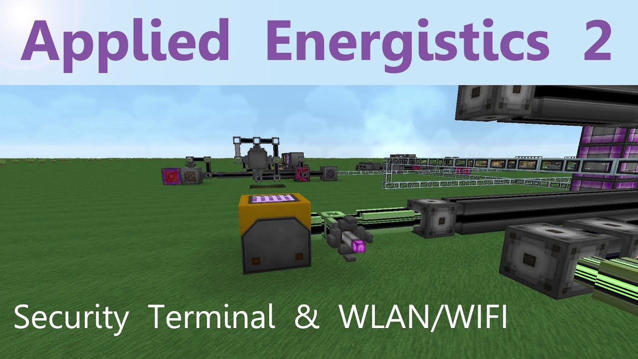 Applied Energistics 2 Tutorial: ME Security Terminal + WLAN Access [Deutsch]