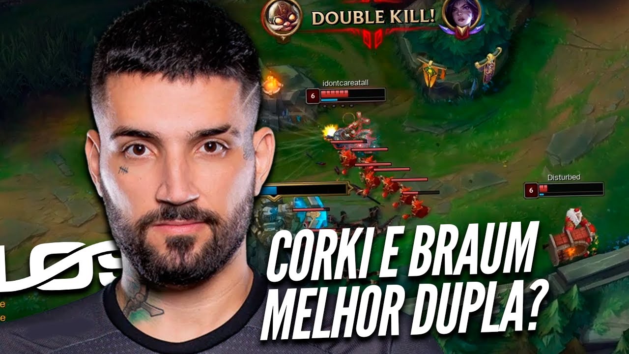 BRTT TREINANDO o CORKI PARA o CBLOL, VAI ser META NO BOT?