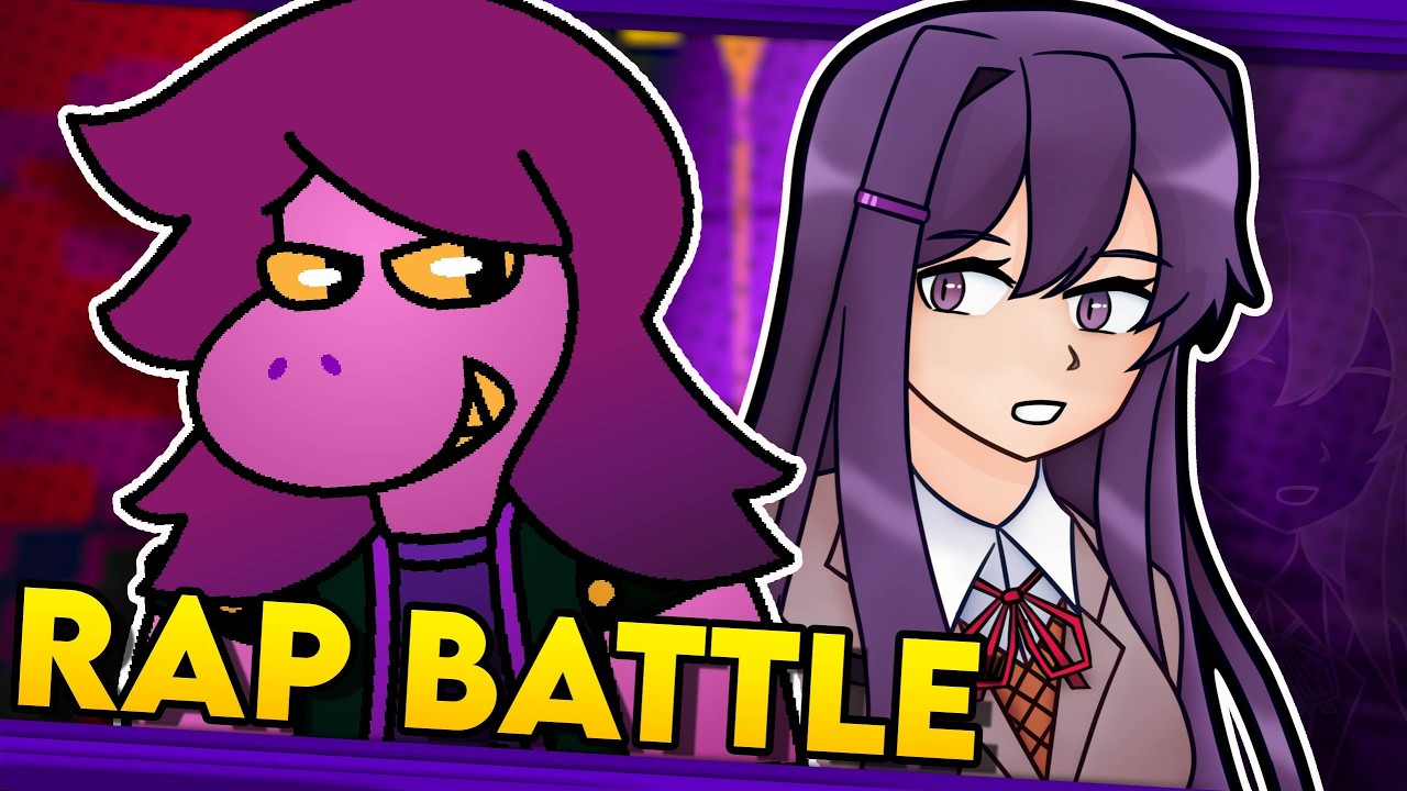 Susie vs. Yuri - DELTARUNE vs. Doki Doki Literature Club. RAP BATTLE! (DGPRB)