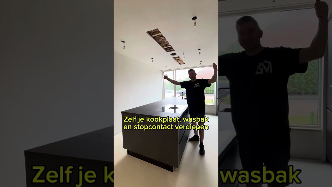Hoe moet je een kookplaat en wasbak verdiepen