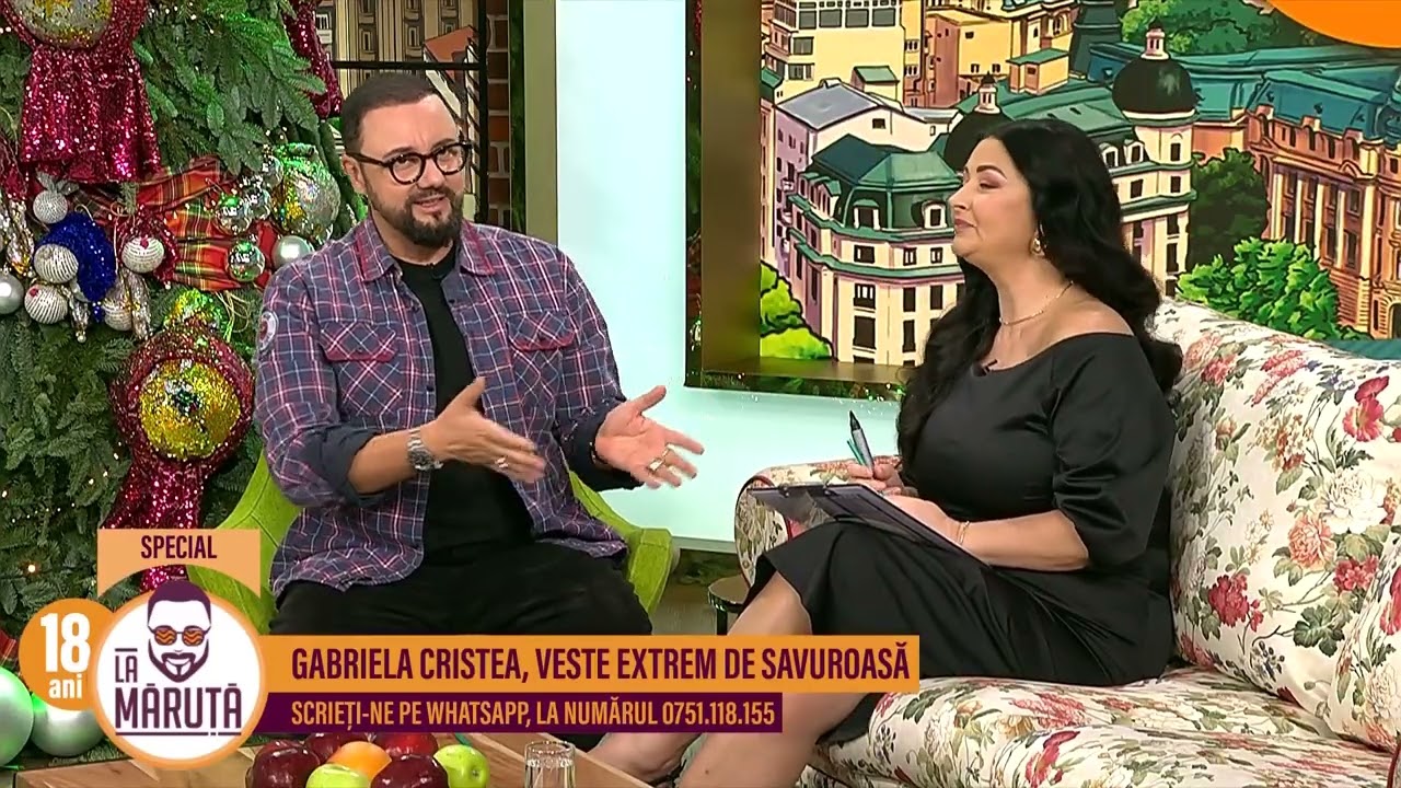 Gabriela Cristea, veste extrem de savuroasă