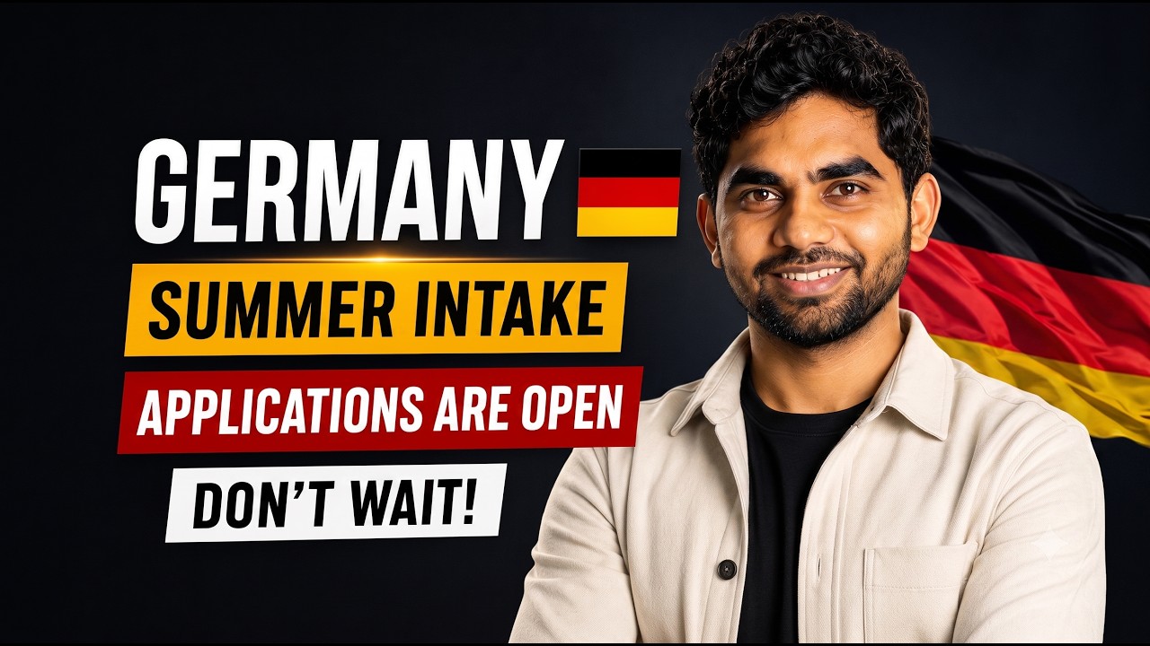 Germany Summer Intake 2027 | Why You Should Not Wait for Winter