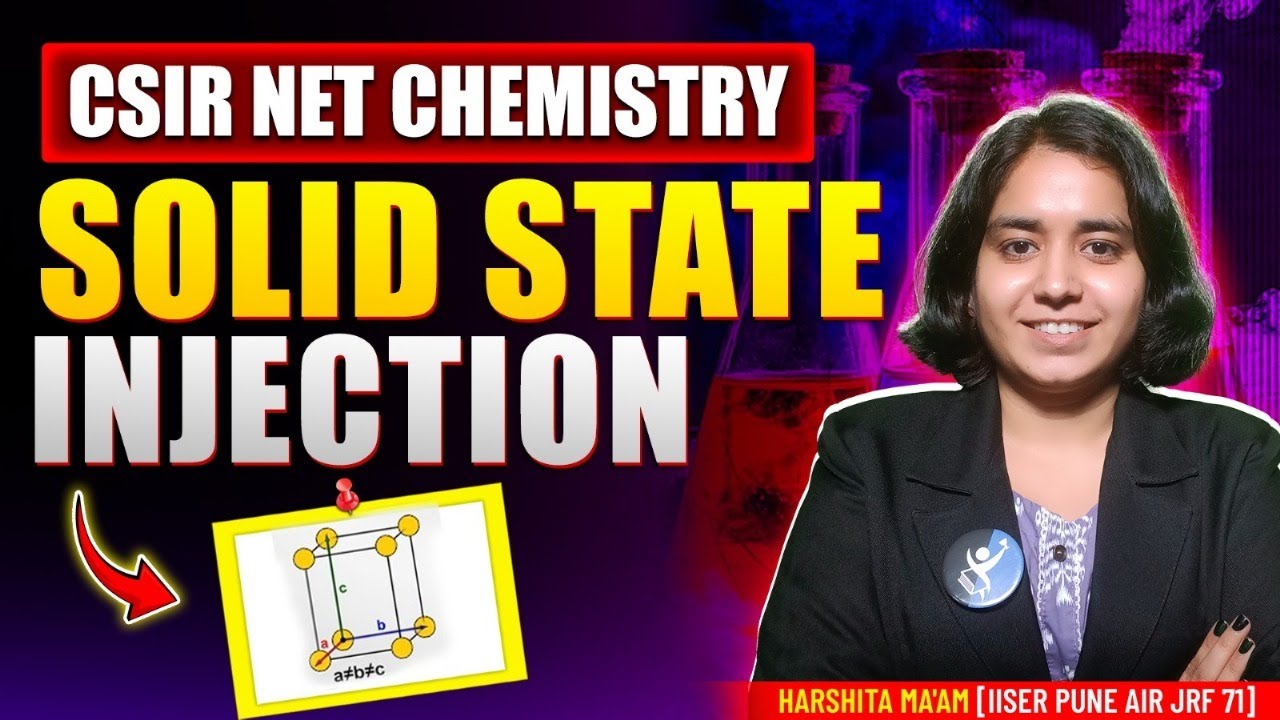 CSIR NET Chemical Science Solid State 2025 - Important Topics & Formulas!