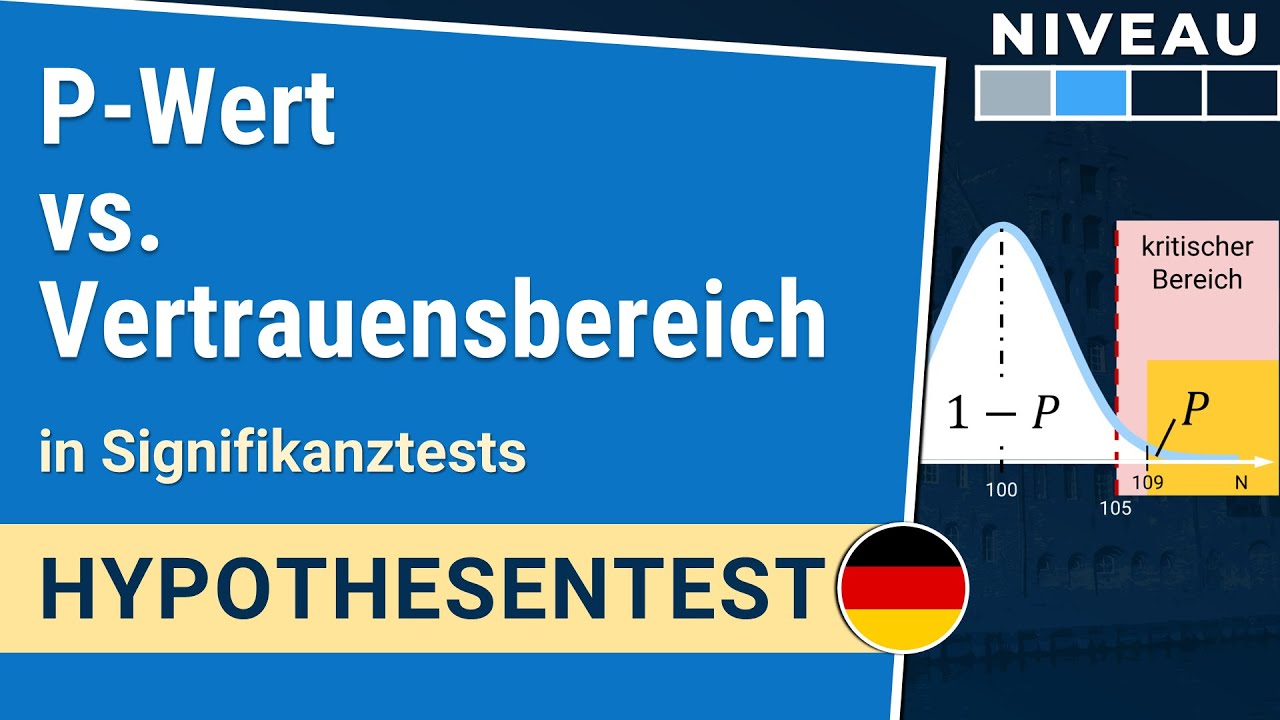 P-Wert, Konfidenzintervall und Signifikanz erklärt | Hypothesentest 1-1.2 | IHDE Academy