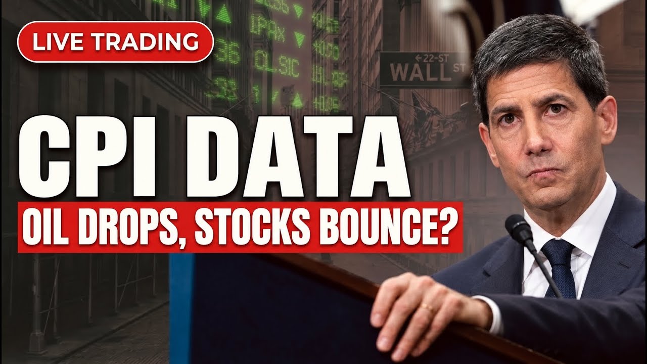 CPI Data Out 🚨 Oil Drops, Oracle Earnings Boost AI Stocks | Live Trading Stock Market Today