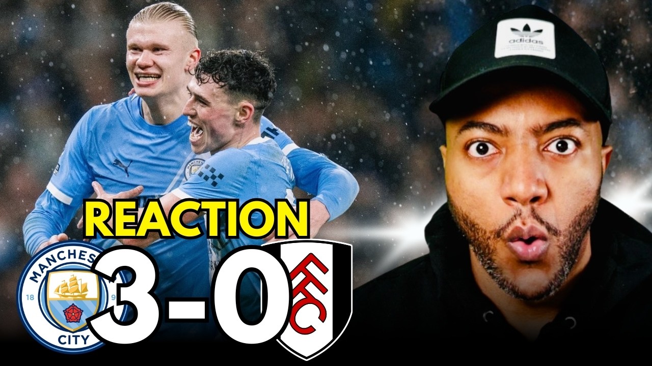 Man City DESTROY Fulham! 😤 Man City 3-0 Fulham | URKG Reacts
