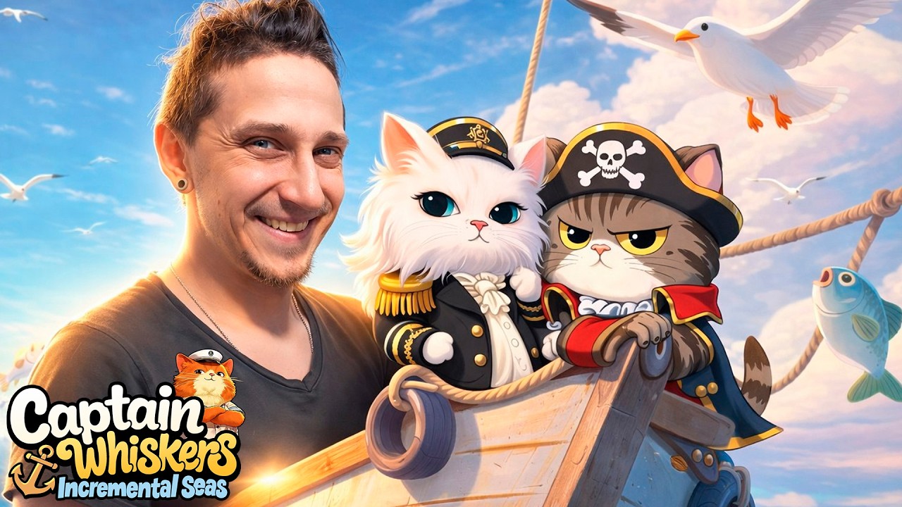🔥 МОЯ САМАЯ ВЗРЫВНАЯ РЫБАЛКА! | Captain Whiskers: Incremental Seas #3
