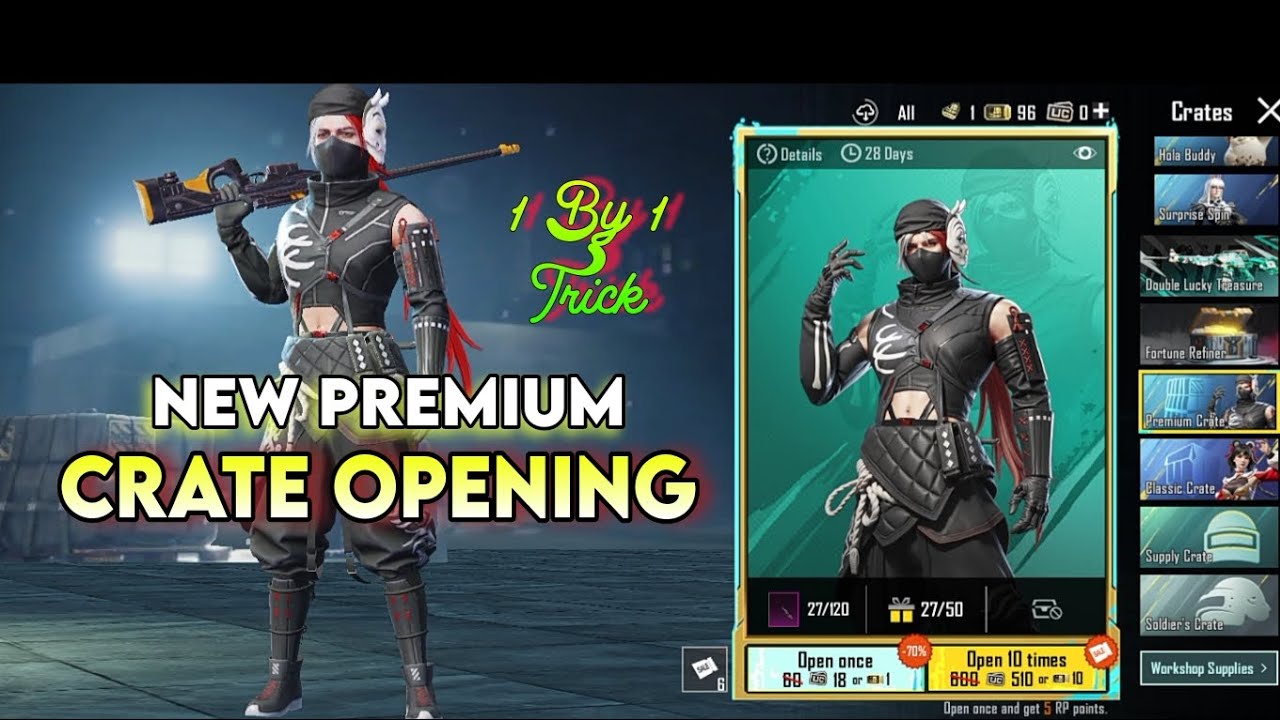 NEW PREMIUM CRATE OPENING - PUBG MOBILE