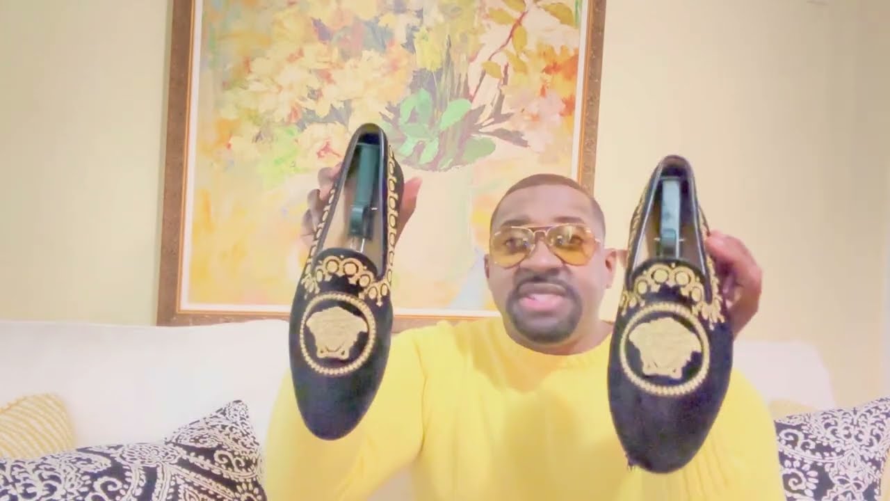 HOW TO STYLE VERSACE LOAFERS WITH A VERSACE TIE 🌟 MUST SEE 🌟