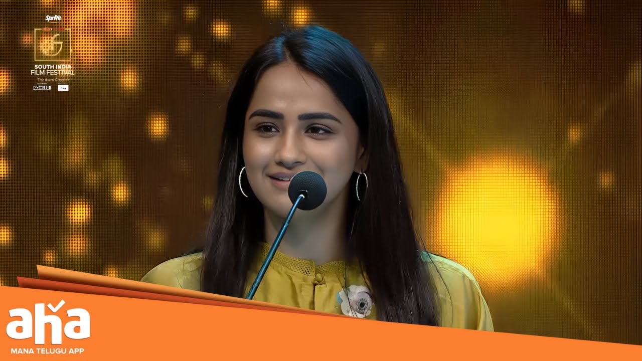 Meghana Rao Jupally Speech at South India Film Festival || #SIFF2024 || ahavideoin