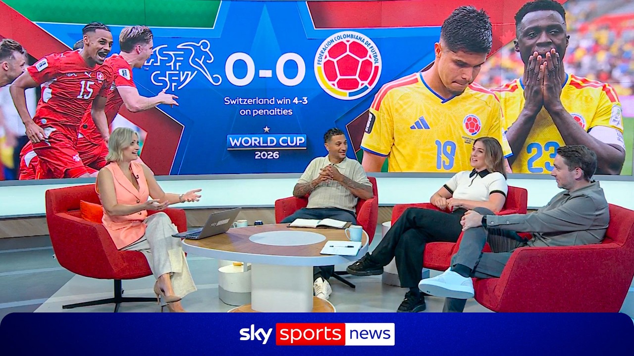 Switzerland vs Colombia REACTION: Should centre-backs take penalties?