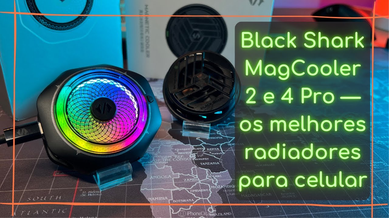 Black Shark MagCooler 2 e 4 Pro — coolers para celular que gelam de verdade! | UNBOXING & REVIEW