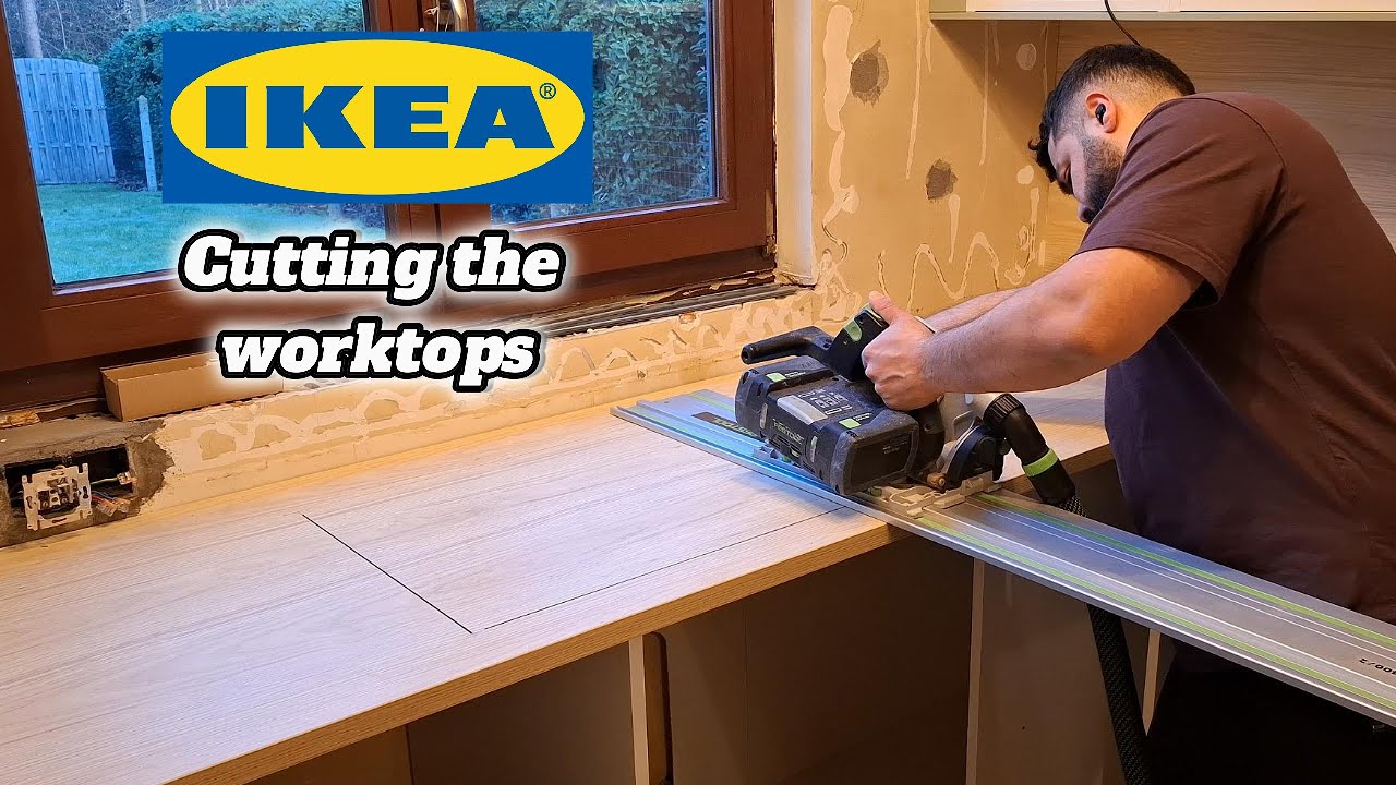 IKEA Green Kitchen installation 61