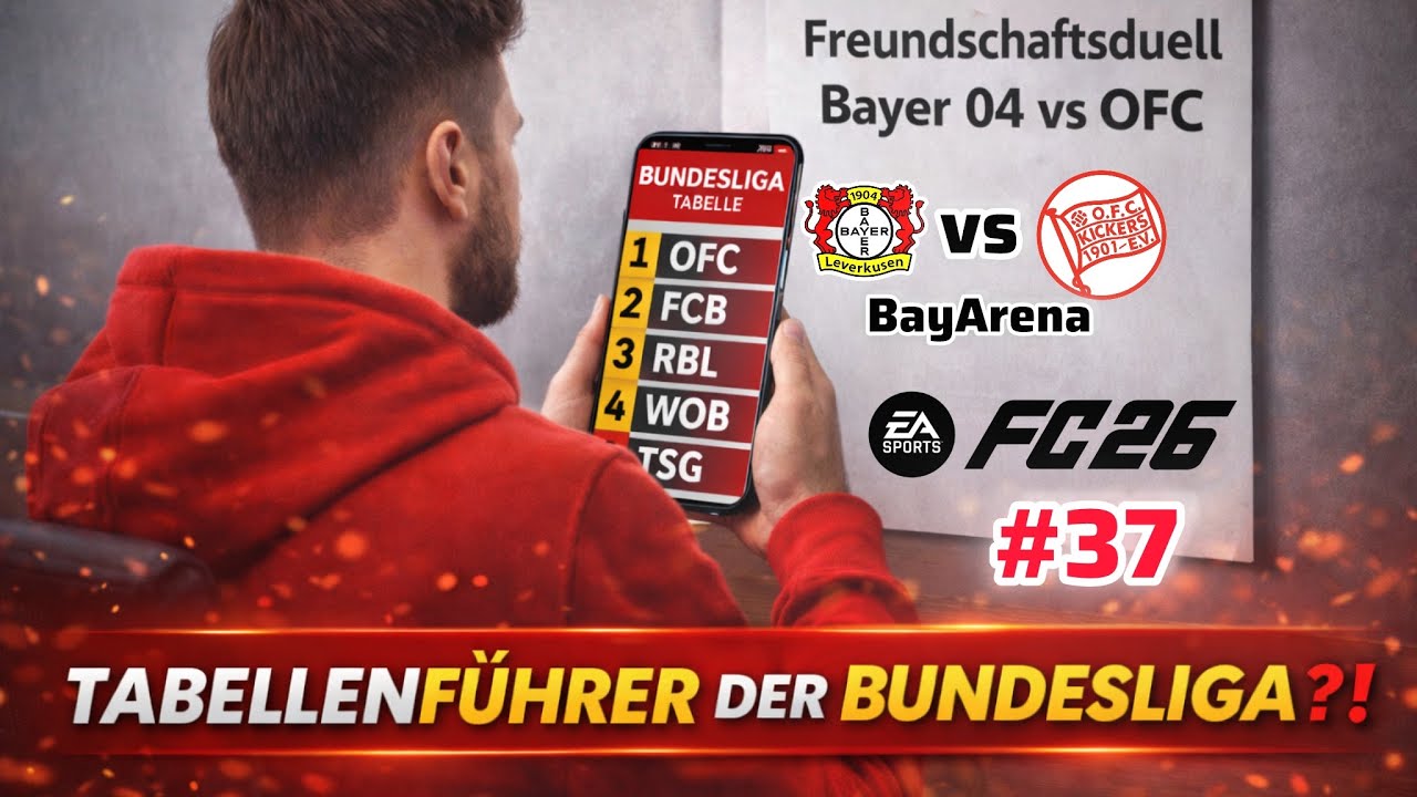 Bundesliga TABELLENFÜHRER?! Duell der Freundschaft vs LEVERKUSEN 👀 | Kickers Offenbach Karriere #37🔥