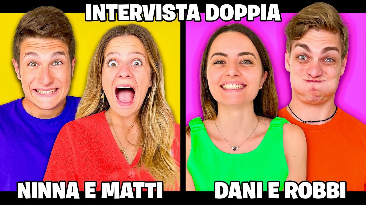 INTERVISTA DOPPIA DI COPPIA CON I NOSTRI AMICI! Ninna e Matti - Dani e Robbi
