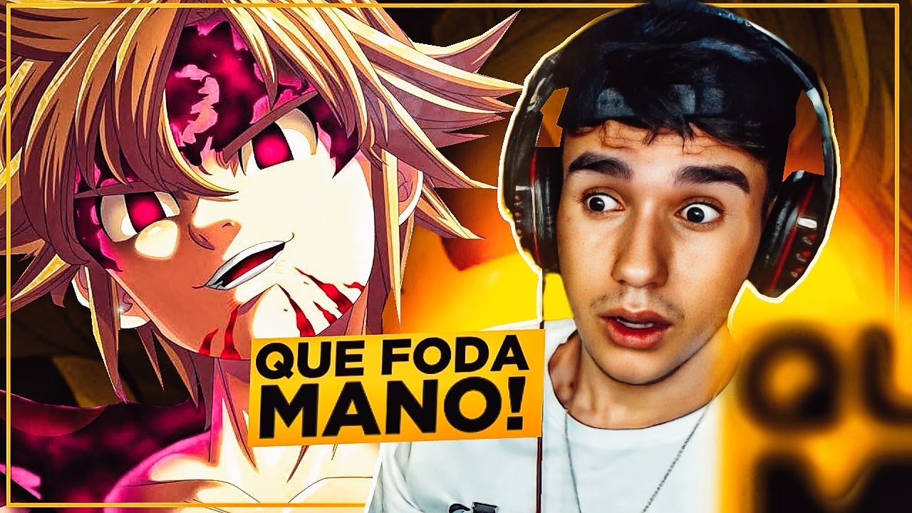 REACT - RAP do MELIODAS Assault Mode f. TK RAPS |2X INSANO| TC Punters