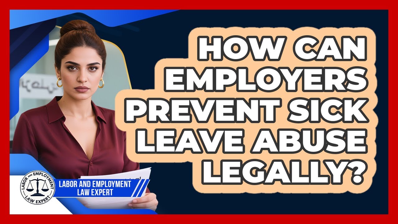 How Can Employers Prevent Sick Leave Abuse Legally? - Labor and Employment Law Expert