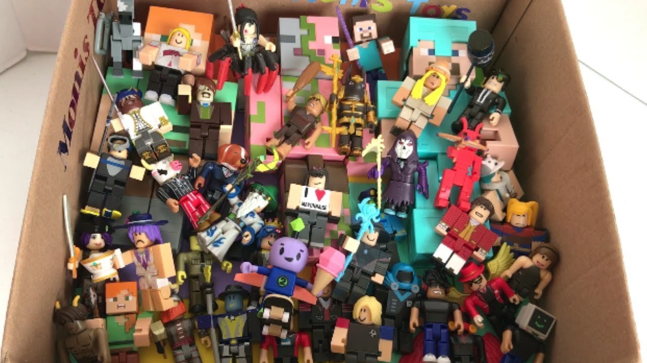 ROBLOX FIGURES Series 5 Roblox and Minecraft Action Figures Box of Toys