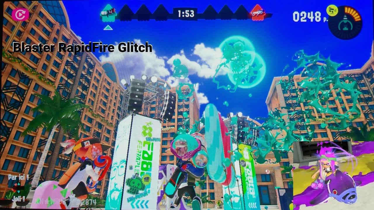 Weapon Desyc Glitch - Blaster RapidFire | Splatoon 3 Glitch