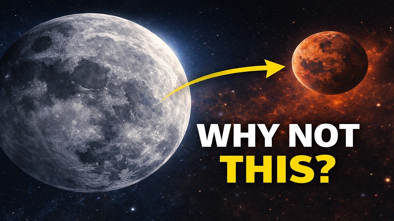 Why We Chose To Colonize Mars Instead Of the Moon?