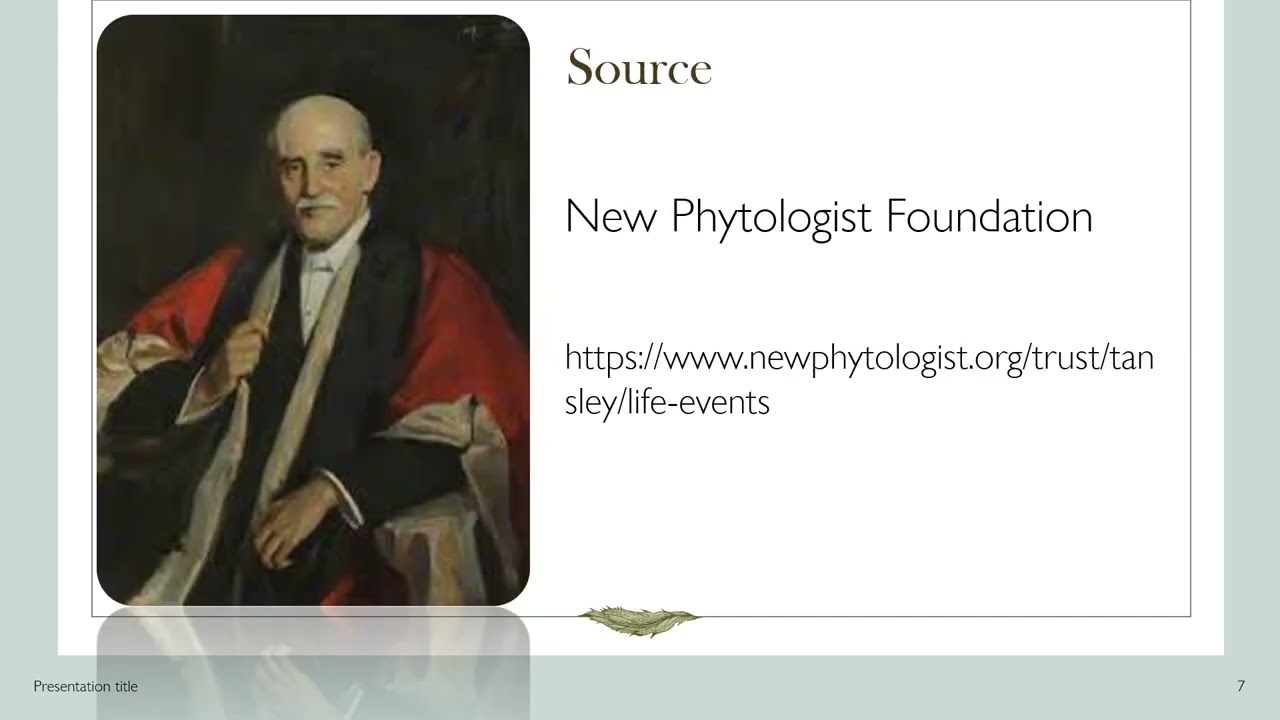 Sir Arthur Tansley: Father of the Ecosystem