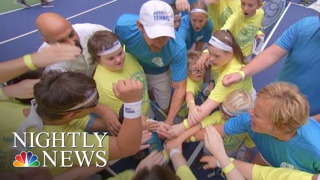 Buddy Up Tennis: Fitness, Friendship And Chance Of Lifetime To Play At U.S. Open | NBC Nightly News