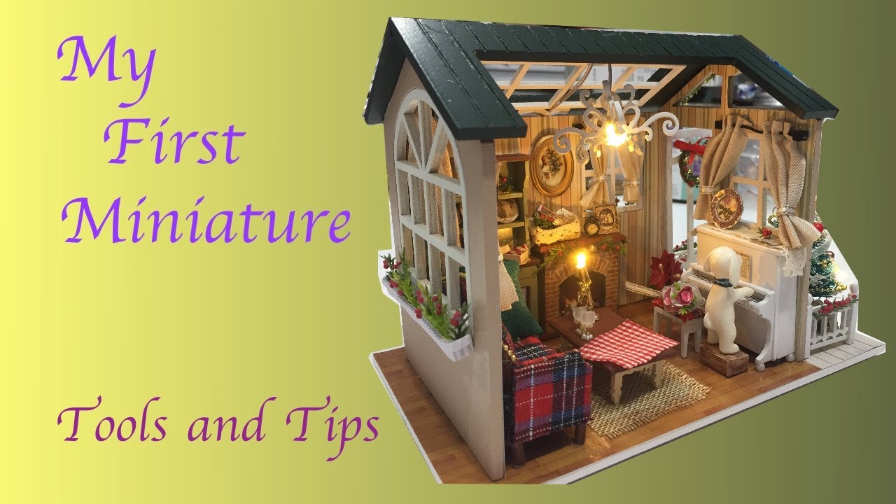 My first Miniature doll house - tools and tips