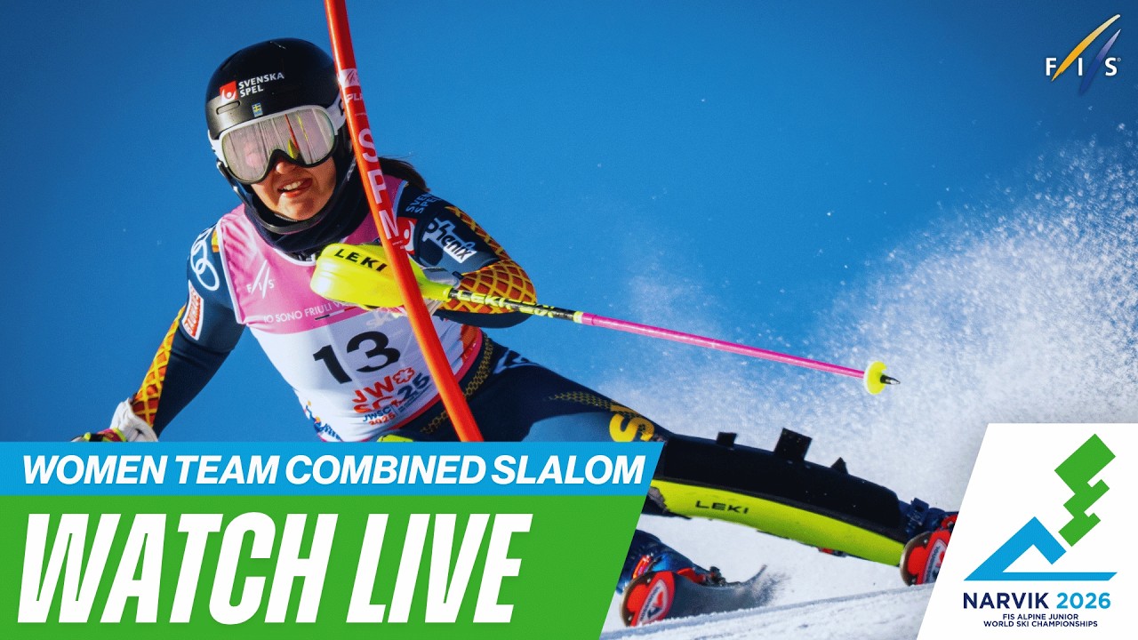 LIVE I FIS ALPINE JWSC 2026 - Women - Team Combined Slalom - Narvik (NOR)