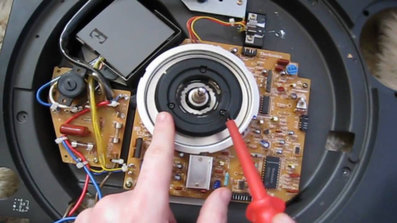 How to strip a technics 1200/1210 back to its face plate for painting or replacing. part 2