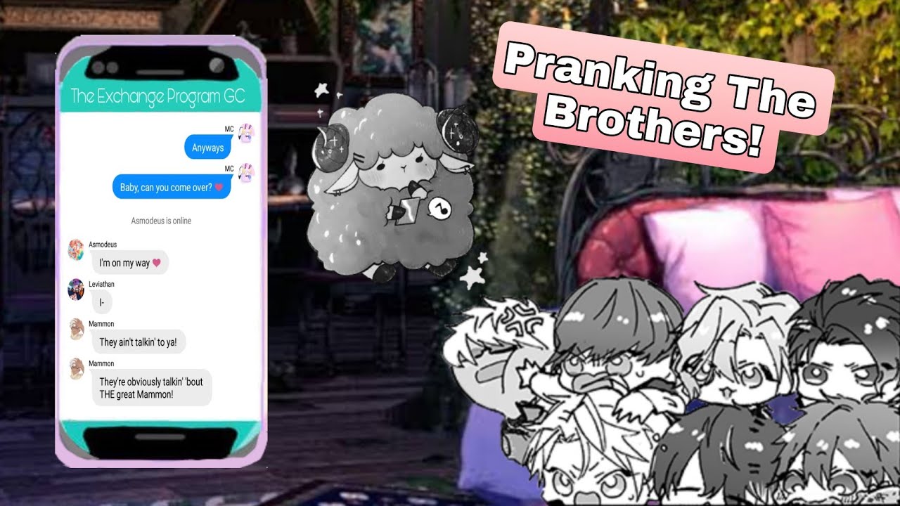 MC tries to make the demon brothers jealous..!