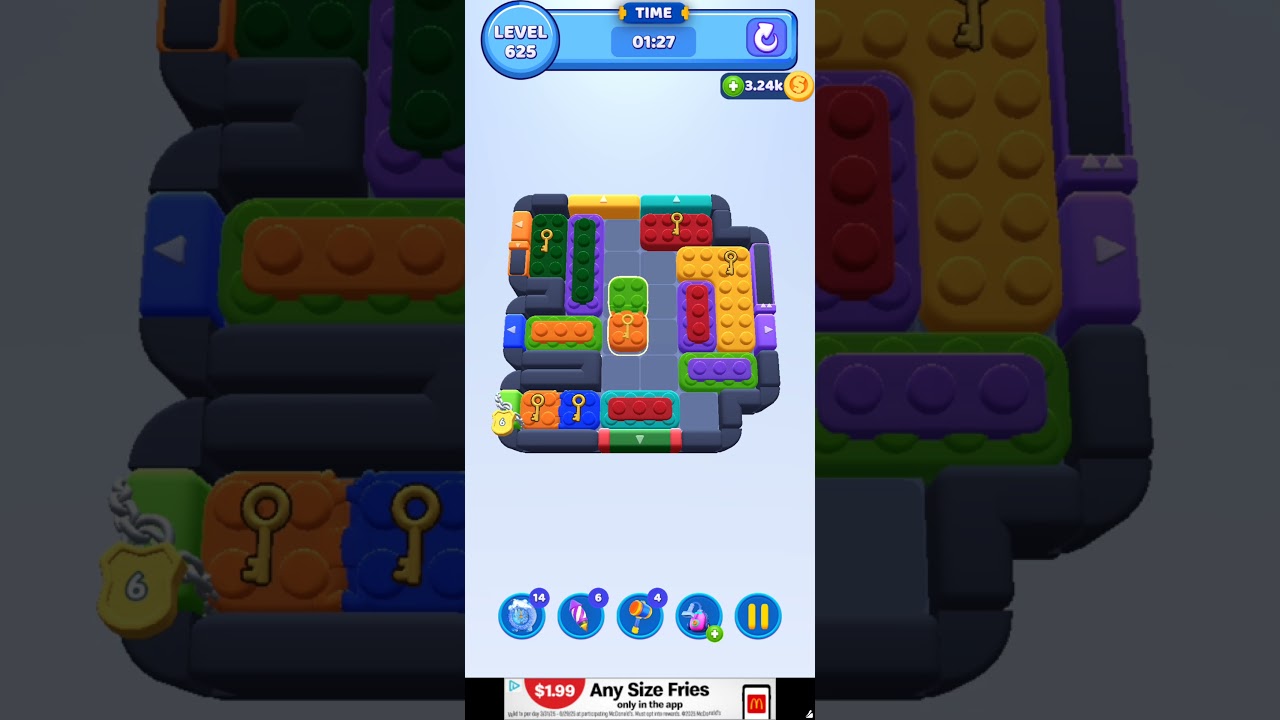 Color Block Jam Level 625 #colorblockjamgame #games #gaming #gameplay