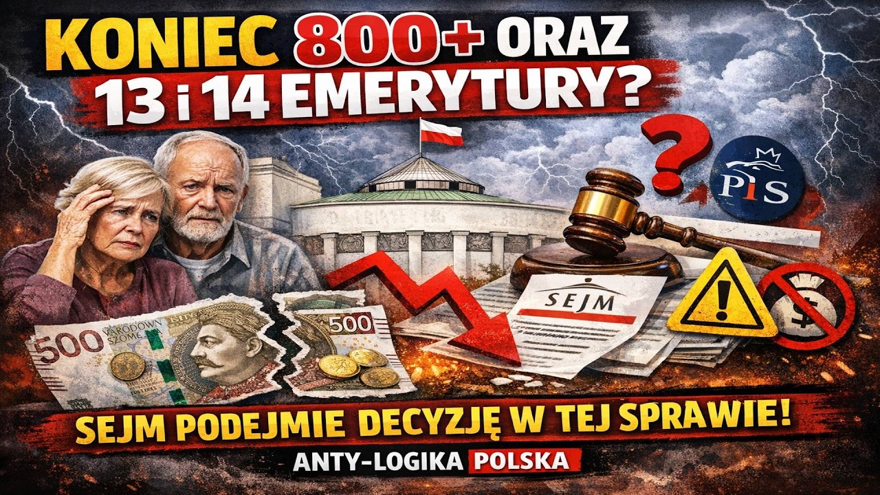 Koniec 800+ oraz 13 i 14 emerytury? Sejm zadecyduje w tej sprawie!