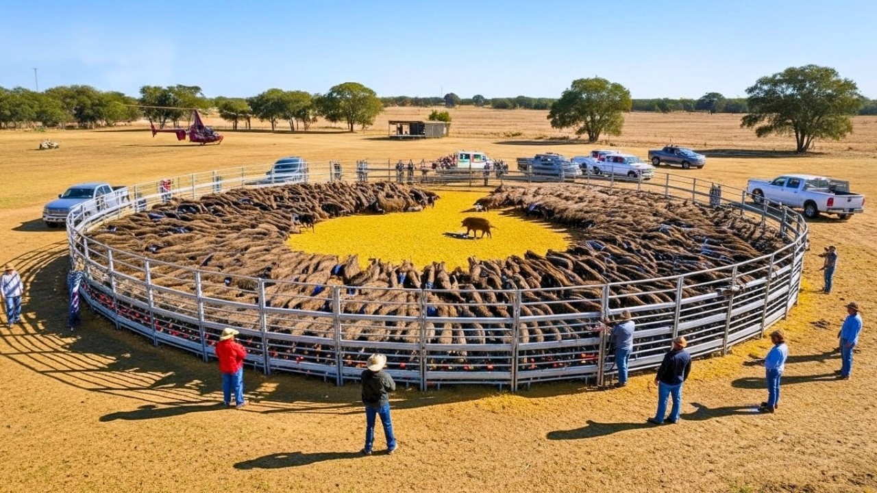 ¡SIN CAZAR! Agricultores de EE UU  Atrapan 870 JABALÍES Usando Solo ESTE MÉTODO