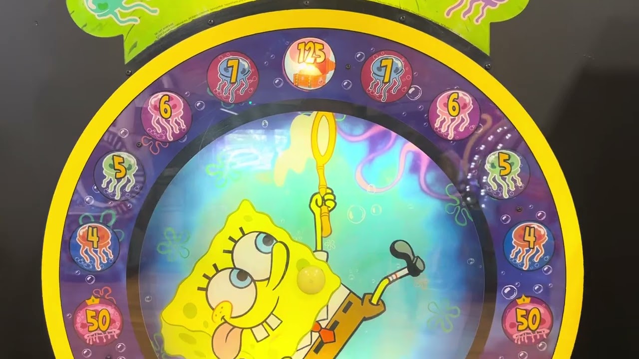 Winning the Jackpot on Chicago Gaming SpongeBob SquarePants Jelly fishing arcade