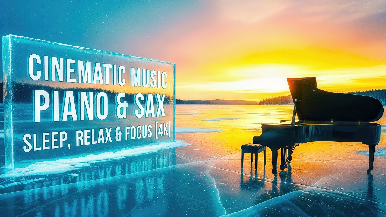 Cinematic Winter Music — Emotional Piano & Sax for Sleep, Relax & Focus [4K](No Loop)(Stress Relief)