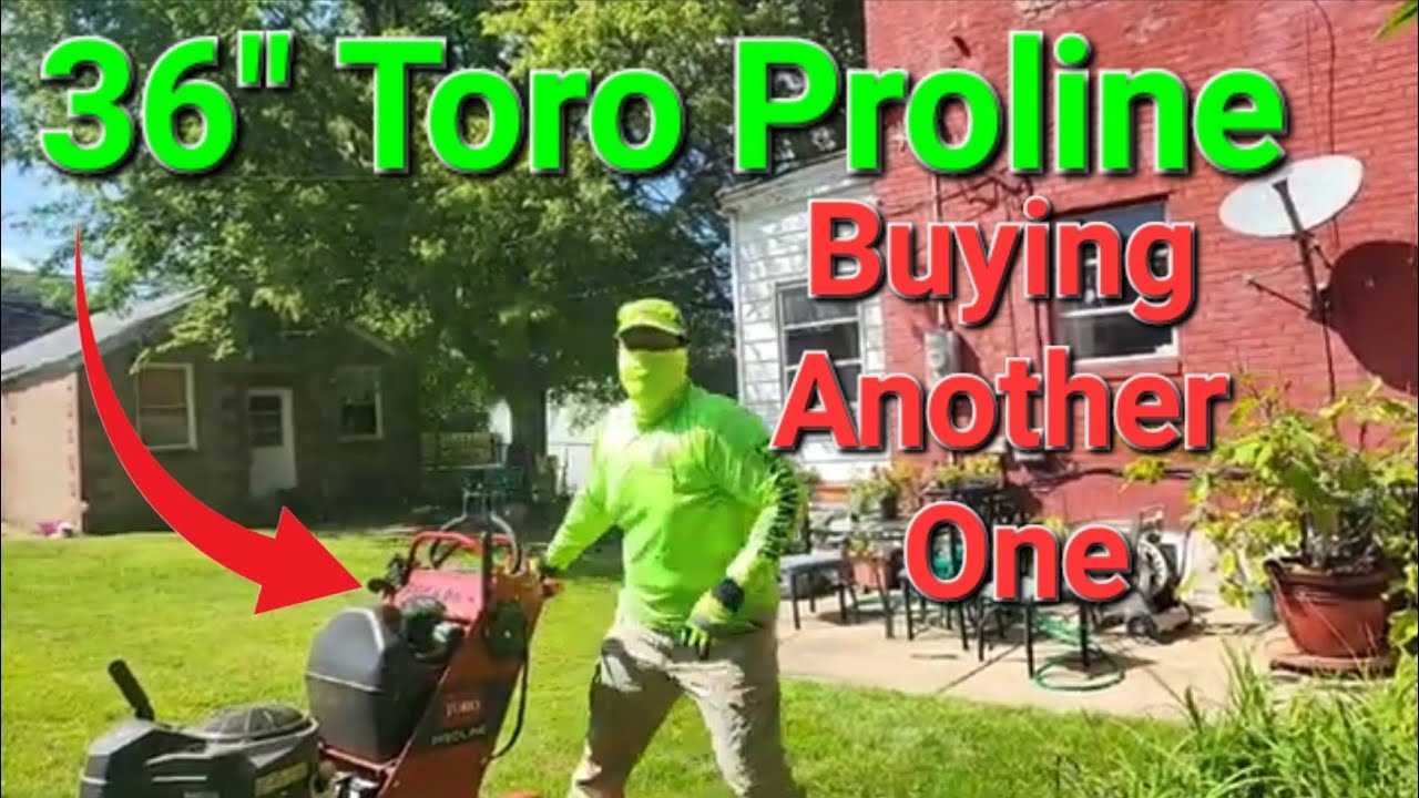 The 36'' Toro Proline Is Perfect! #lawncare #mowing #grasscutting