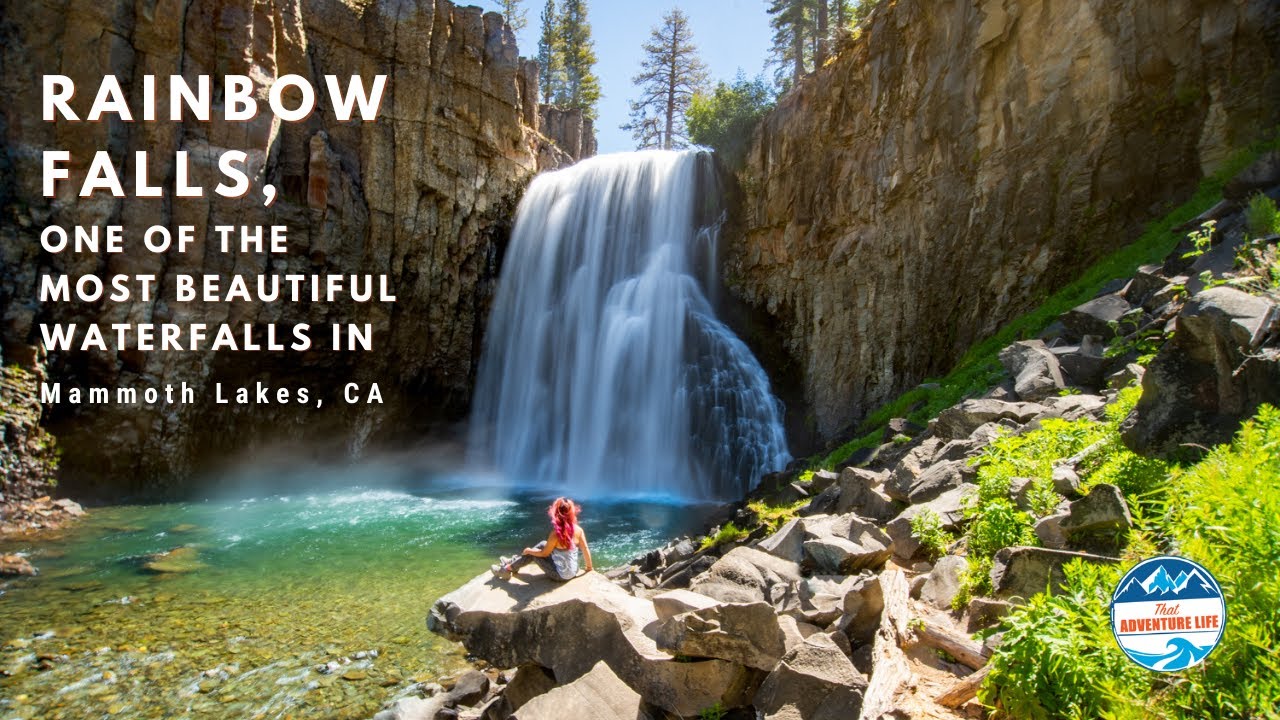 Rainbow Falls, One of the Most Beautiful Waterfalls in Mammoth Lakes, CA