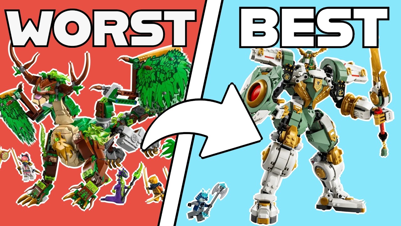 РЕЙТИНГ Каждый НОВЫЙ ЗИМНИЙ 2026 НАБОР Ninjago!