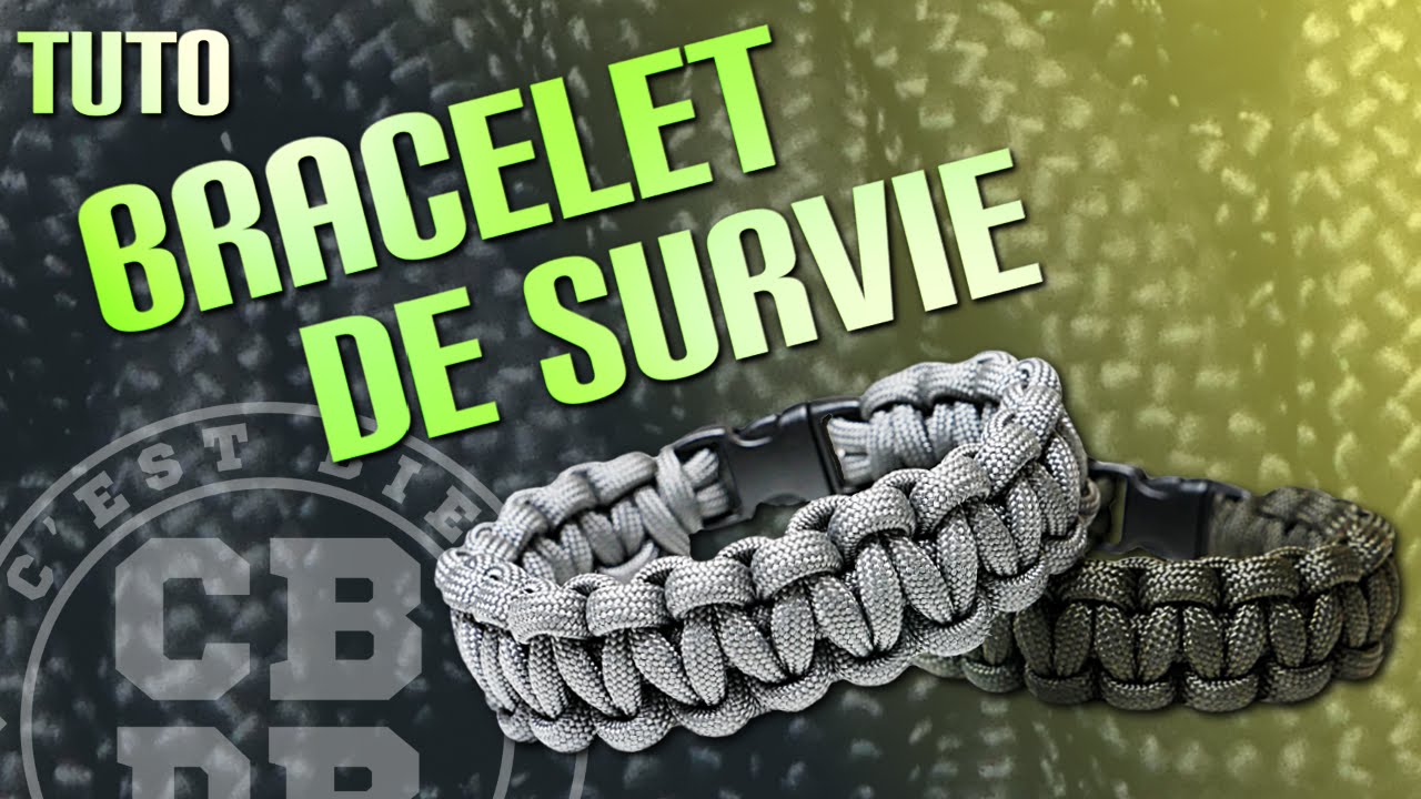TUTO - Bracelet de survie en Paracord type Cobra