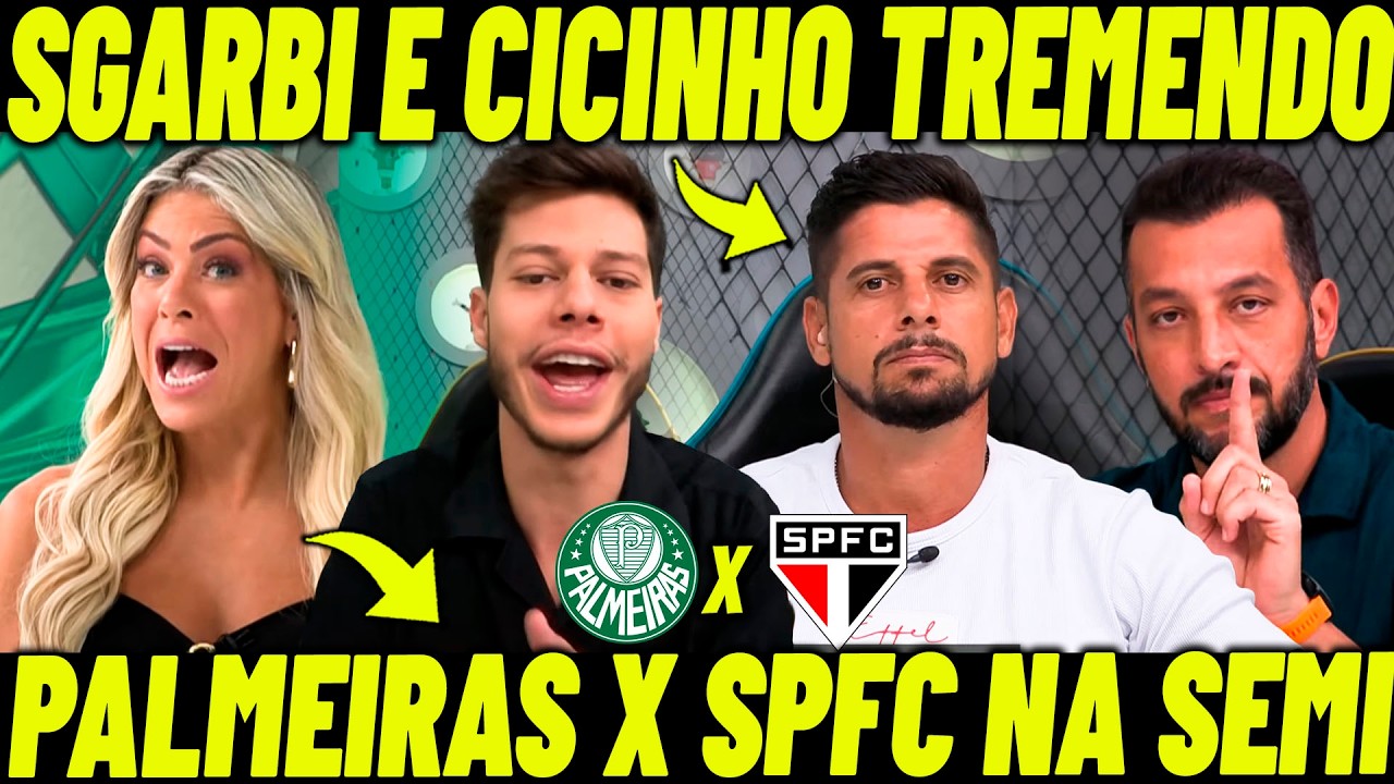 CHOQUE-REI NA SEMIFINAL! CICINHO E SGARBI JÁ ESTÃO TREMENDO! PALMEIRAS RUMO AO TÍTULO!