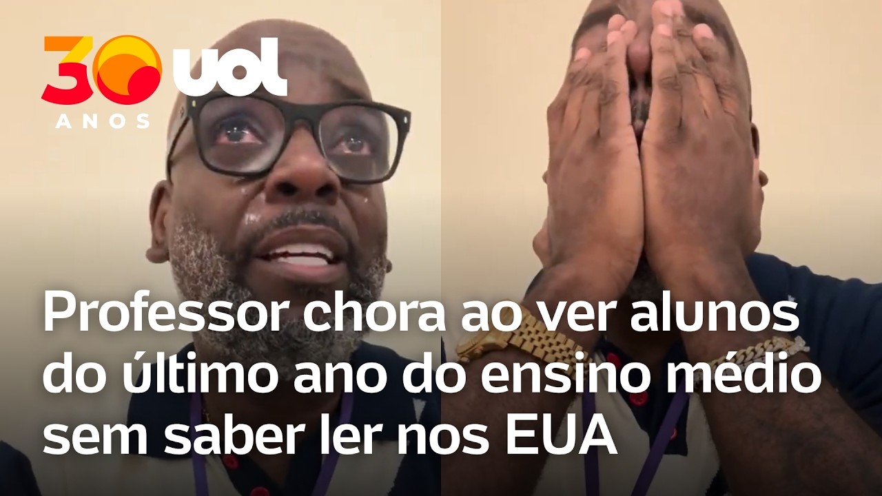 Professor desabafa e chora ao ver alunos do &uacute;ltimo ano do ensino m&eacute;dio sem saber ler nos EUA