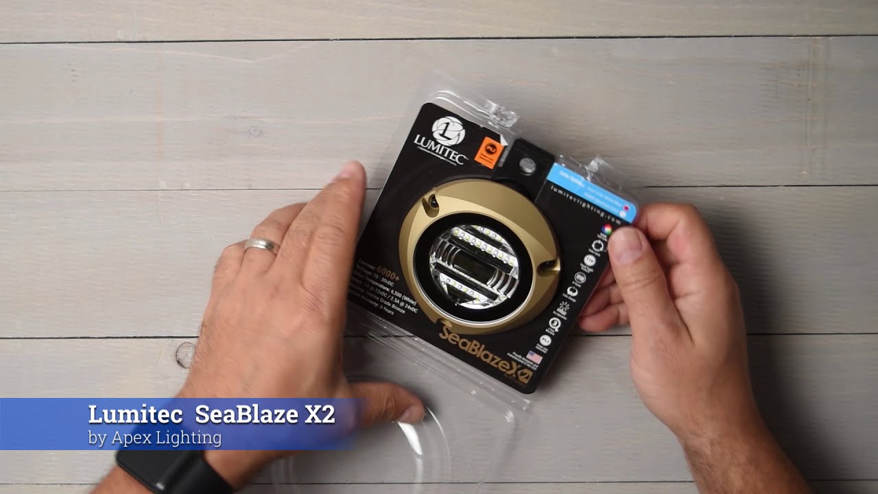 Lumitec SeaBlaze X2 LED Underwater Light by Apex Lighting