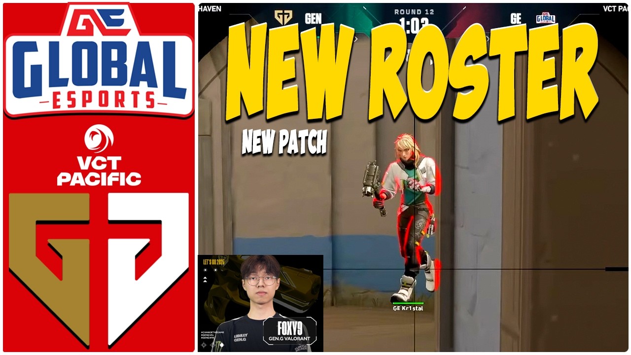GENG FOXY9 FIRST GAME BACK! Global vs GenG - HIGHLIGHTS - VCT Pacific 2026 - GE vs GenG | VALORANT